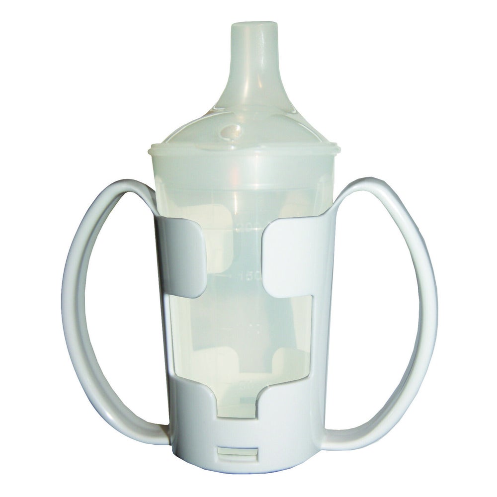 Trinkbecher mit Tee- und Breiaufsatz, Kurzes Mundstück Transparent