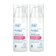 TePe Feuchtigkeitsspendendes Mundgel, ohne Geschmacksstoffe 2x50 ml