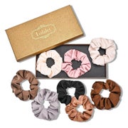 8 Stück Seide Scrunchies Damen Premium Satin Haargummis 8 Fa 1 St