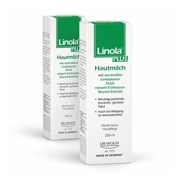 Linola PLUS Hautmilch Doppelp. 2X200 ml