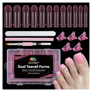 Polygel Tips Nagelformen 120PCS Rosa 120PCS Pink Nail Tools 1 St