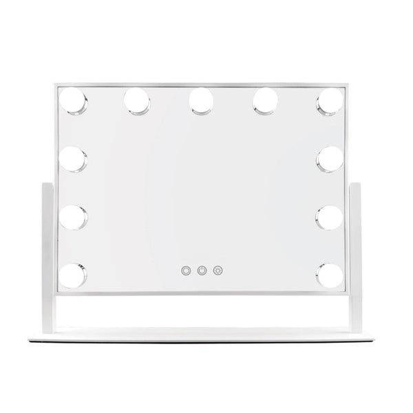 UNIQ Paris Make-up-Spiegel mit 11 LED-Lampen – Weiß