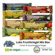 Fruchtriegel gemischte Box| Probier mix 8 verschiedene Sorten 280 g