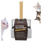 Katzenstreuschaufel Halterung Holzgriff Silber Mit Halterung 1 St