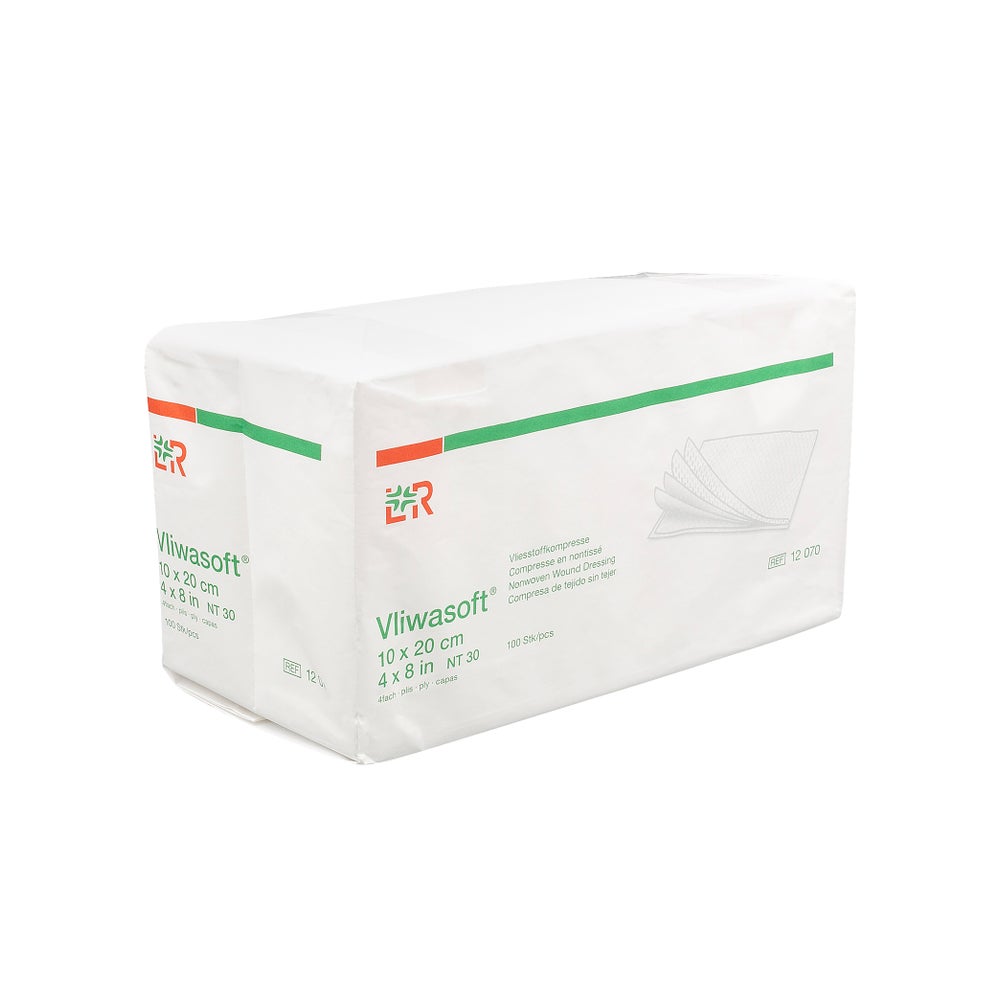 Vliwasoft Vlieskompressen Unsteril 10x20 Cm 4l. 100 St