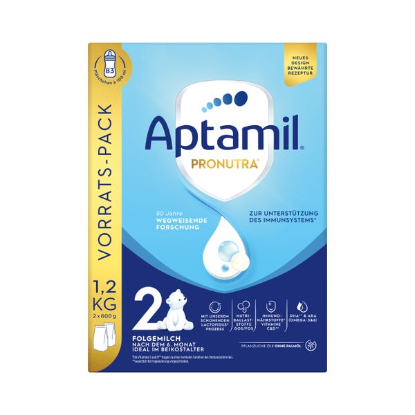 Aptamil Pronutra 2, Folgemilch ab dem 6. Monat 1200 g