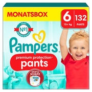 Pampers Baby Windeln Pants Größe 6 (15kg+) Premium Protection 132 St