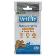Produktabbildung: FARMINA Vet Life Dental Treat Hypoallergenic Fish Mini (7 pcs ) dentale Leckerei für kleine Hunderassen 0,06 kg