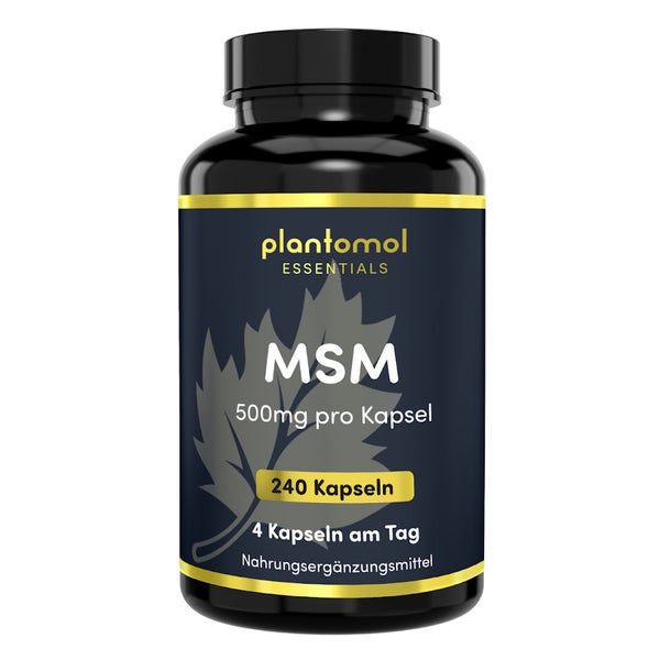 plantomol® - MSM Kapseln - 2000mg Methylsulfonylmethan /Tag