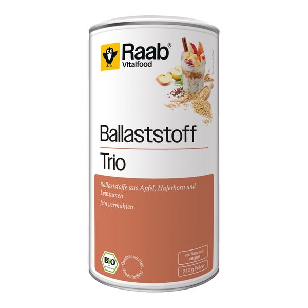 Raab Vitalfood Ballaststoff Trio Pulver Bio 210 g