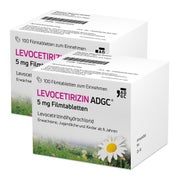 LEVOCETIRIZIN ADGC 5 mg 2X100 St
