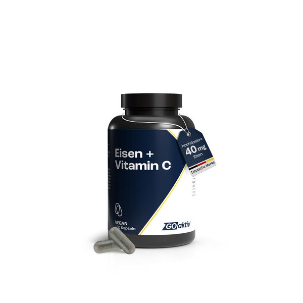 GOaktiv® Eisen + Vitamin C Kapseln 180 St