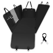 Hundedecke Auto Rückbank 2-in-1 Hundesitz 147*134cm Schwarz 1 St