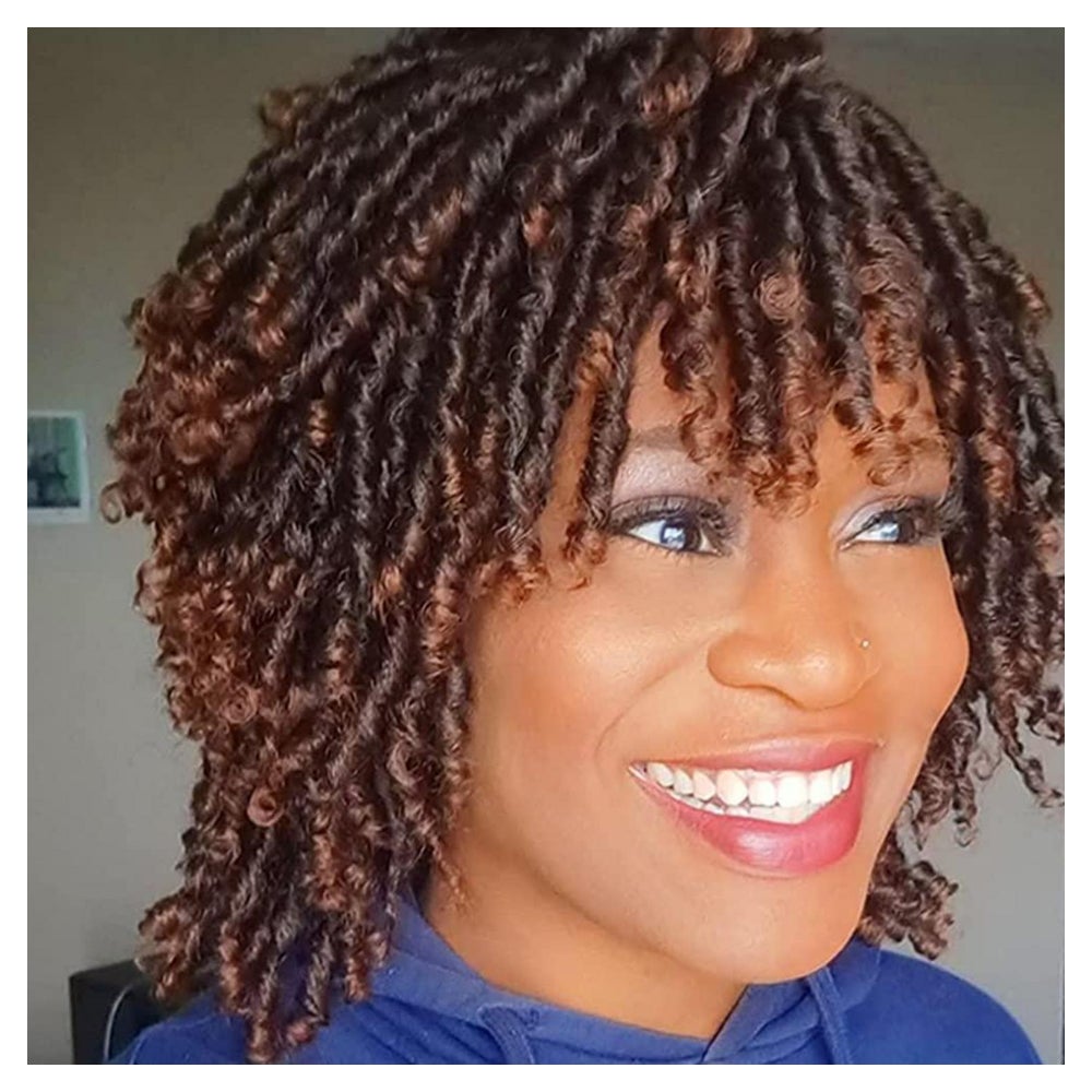 Perücke Dreadlocks kurz Afro synthetisch 1 St