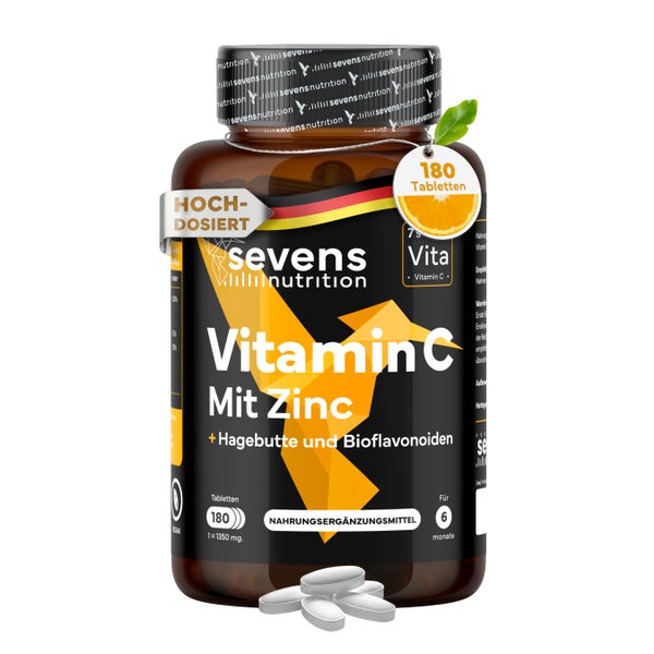Sevens Nutrition Vitamin C Komplex 180 St
