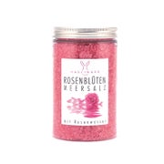 Haslinger Rosenblüten Meersalz – Cremiges Pflegebad mit verführerischem Rosenduft 450 g