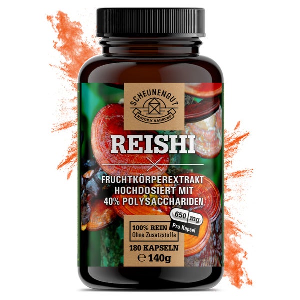 Scheunengut® Reishi Extrakt | hochdosierter 20:1 Extrakt 180 St