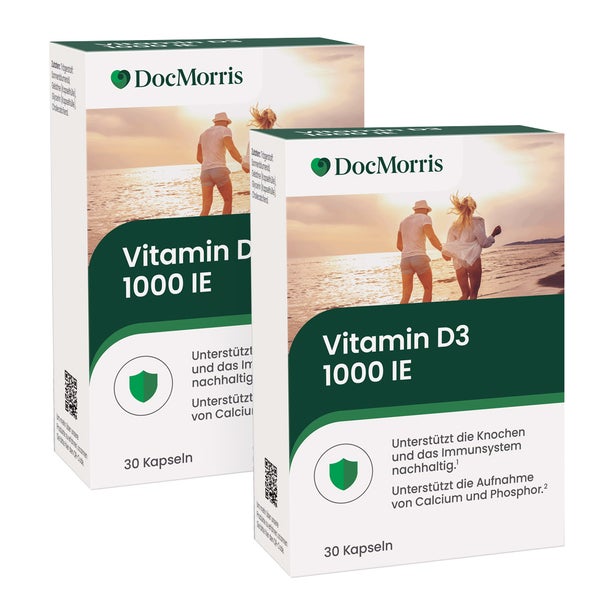 DocMorris Vitamin D3 1000 IE Duo 2X30 St