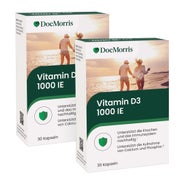 Produktabbildung: DocMorris Vitamin D3 1000 IE Doppelpack 2X30 St