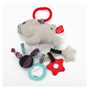 Label-Label Greifling / Baby Rassel / Greifring Eisbär 1 St