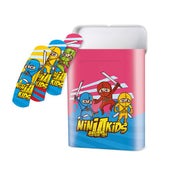Lifemed Pflaster-Strips 6 cm x 1,7 cm farbig "Ninjas", 6 Pack 240 St