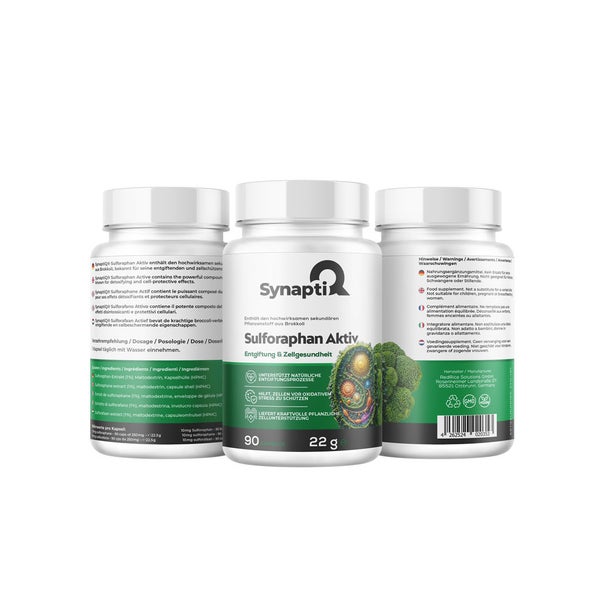 SynaptiQ® - Sulforaphan Aktiv – Entgiftung & Zellgesundheit 22 g