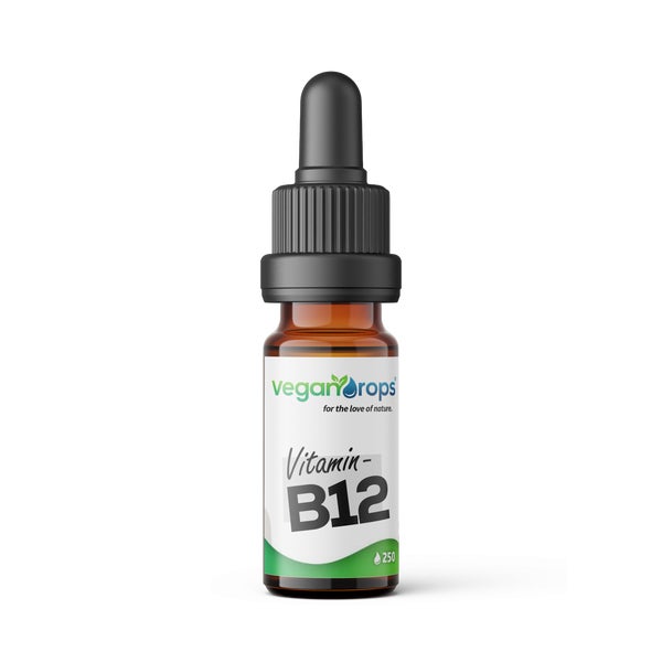 Vegan Drops® - Vitamin B12 Tropfen - 500 mcg B12 Tagesdosis 10 ml