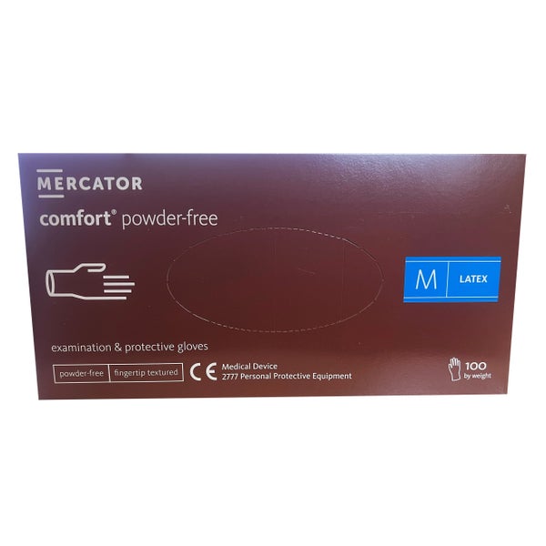 Mercator Latex Handschuhe comfort (100er Box) 100 St