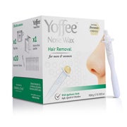 Yoffee Nose Wax Kit - Nose Hair Removal Set - Männer und Frauen - Nasenhaarentferner - Bio 1 St