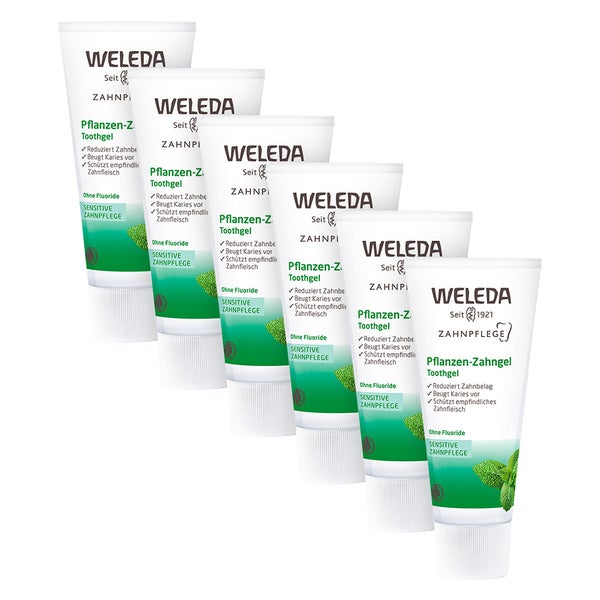 Weleda Pflanzen-Zahngel Sparset 6X75 ml