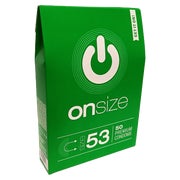 Size 53 Kondome - Etwas schmalere Passform, befeuchtet, 50er (50 Kondome) 50 St