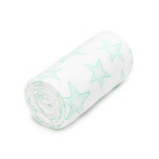 T-TOMI Bambusbadetuch Mint stars 1 St
