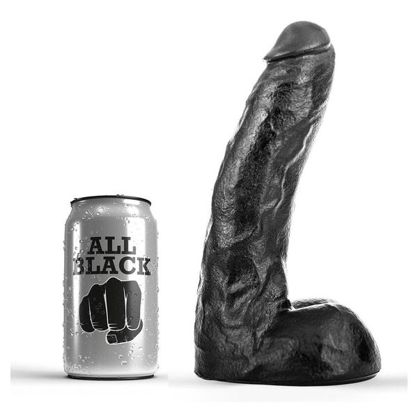 All Black - Realistischer dunkler Dildo