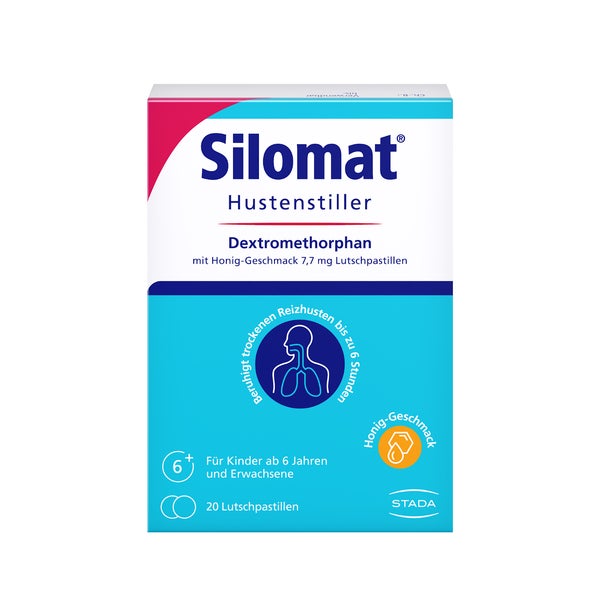 Silomat Hustenstiller Dmp Honig Lutschpastillen 20 St