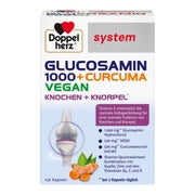 Produktabbildung: Doppelherz system Glucosamin 1000 + Curcuma Vegan 120 St
