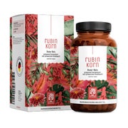 Produktabbildung: Roter Reis schonend fermentiert mit schwarzem Knoblauch und Cholin - RUBINKORN - 120 vegane Kapseln - NATURTREU® 120 St
