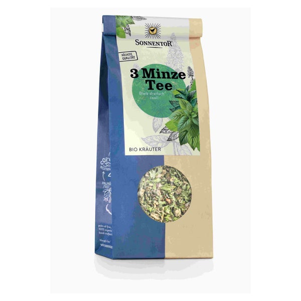 Sonnentor 3-Minze-Tee lose 50g – Erfrischender Kräutertee für Verdauung & Balance 50 g