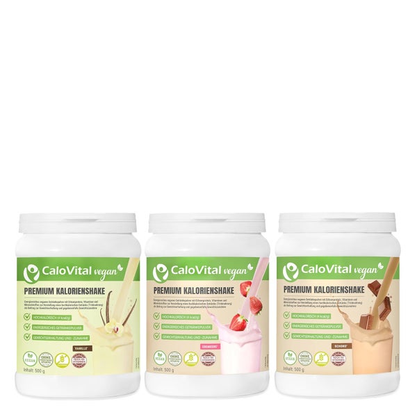 CaloVital 3er Sparset Vanille Erdbeere Schoko 500g 3X500 g
