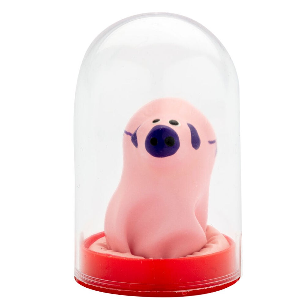 Scherzkondom «Schweinchen» – Handbemalt, Glücksbringer (1 Stück) 1 St