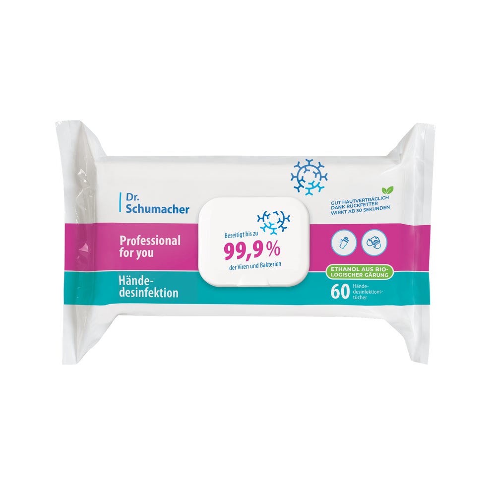 Professional For You Händedesinfektion Wipes 60 St
