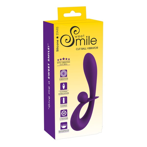 Sweet Smile - Rabbitvibrator mit Vibrokugel-Stimulator 1 St