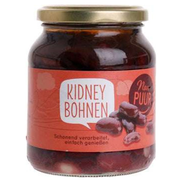 Nur Puur Kidneybohnen im Glas 350 g