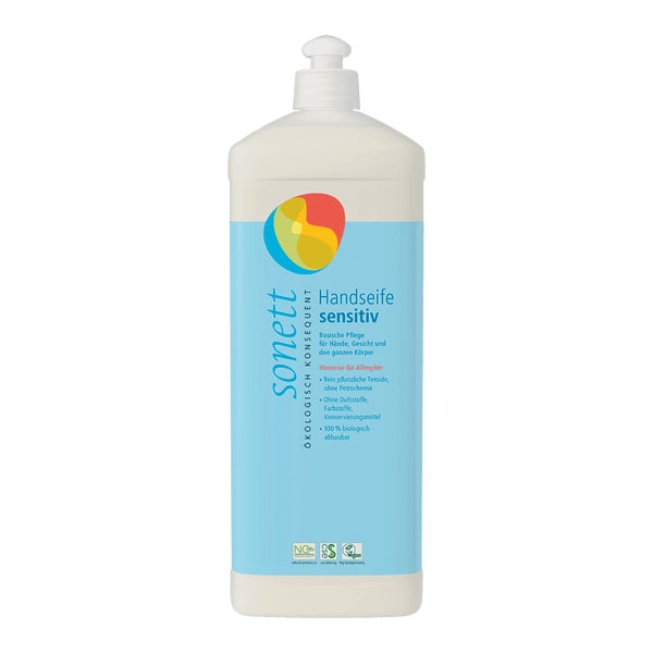Sonett Handseife sensitiv Nachfüllflasche Bio 1 l