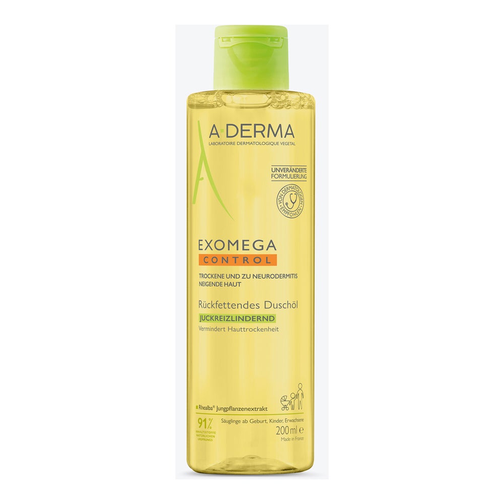 A-derma Exomega Control Duschöl Rückfettend 200 ml