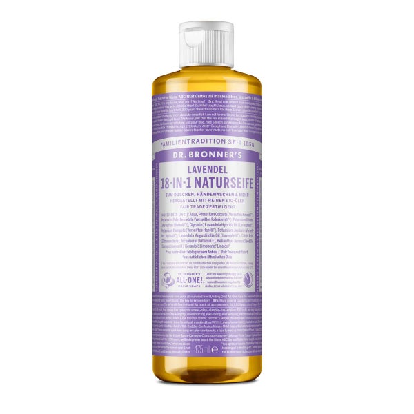 Dr. Bronner's Lavendel 18-in-1 Naturseife  Liquid Soap 475 ml