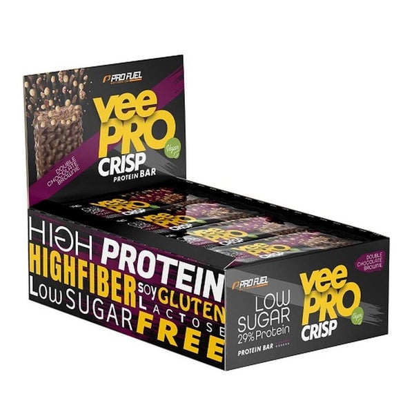 ProFuel veePRO CRISP Protein Riegel 12x Double Choco Brownie 70 g