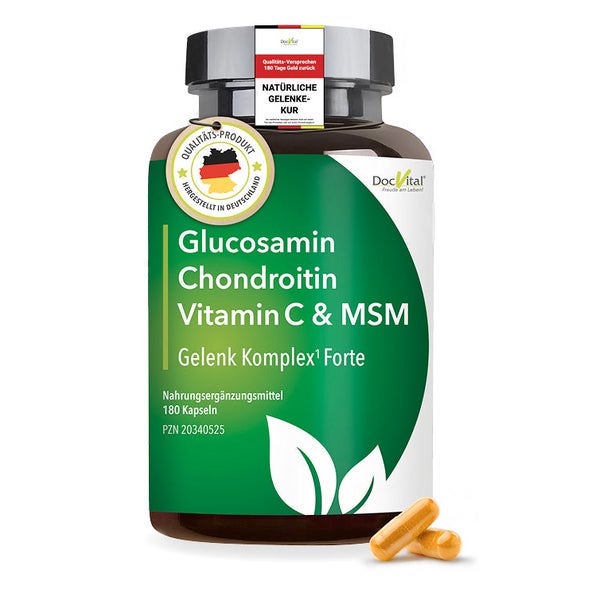DocVital® Glucosamin Chondroitin MSM Kapseln - 180 Stück 180 St