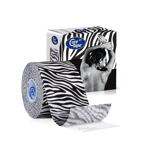 CureTape Kinesiotapes Kinesiologie Tape Zebra 1 St