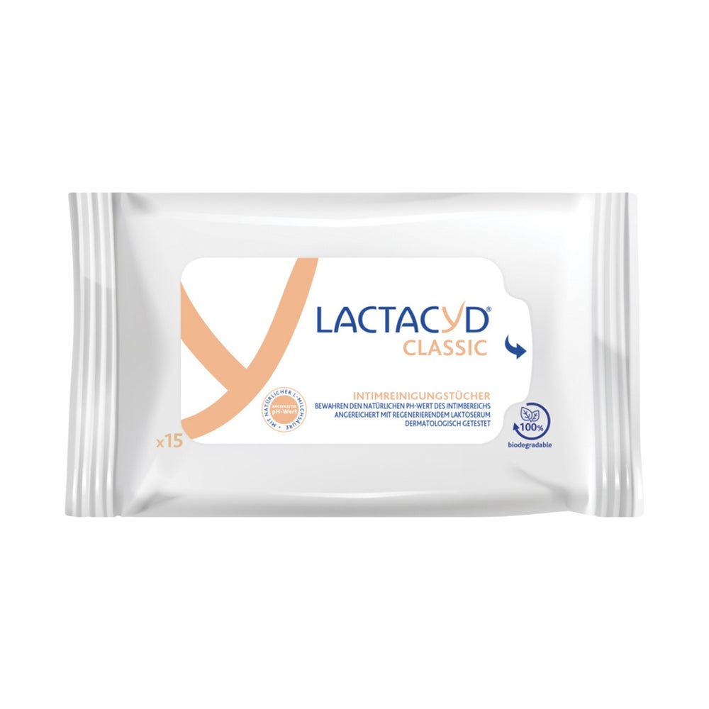 Lactacyd® Classic Intimreinigungstücher 15 St