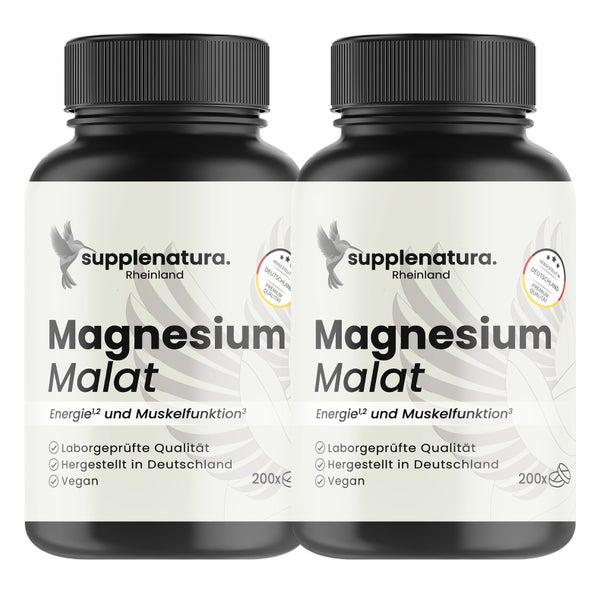 supplenatura® Magnesium Malat hochdosiert 200 Tabl. 400 St